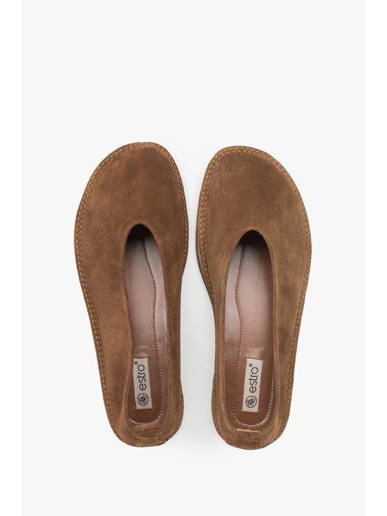 Estro Estro Ballerine ER00117365 Marrone