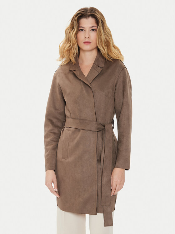 ONLY ONLY Prijelazni kaput Joline 15315660 Smeđa Regular Fit