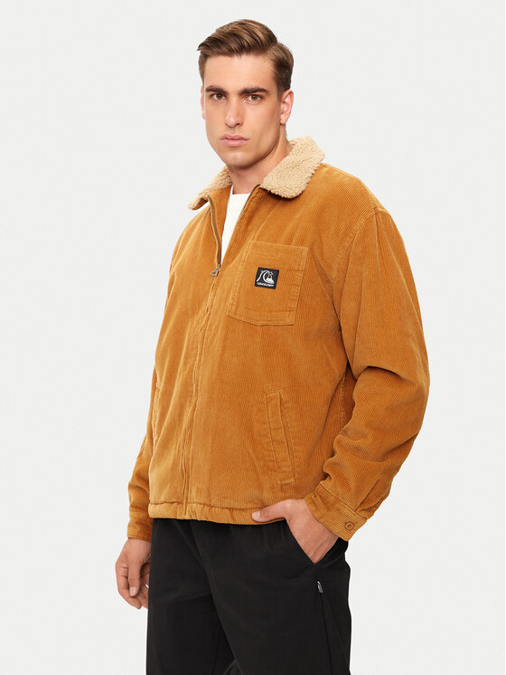 Quiksilver Prijelazna Jakna DNA Sherpa Harrington EQYJK04064 Bež Regular Fit