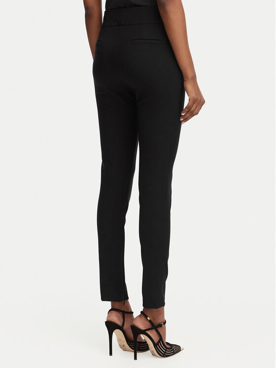 Babylon Babylon Текстилни панталони W E00057 Черен Slim Fit