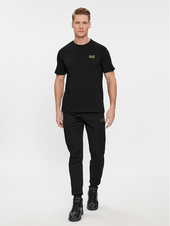 EA7 Emporio Armani EA7 Emporio Armani T-shirt 8NPT18 PJ02Z 0208 Nero Regular Fit