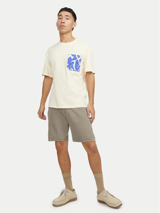 Jack&Jones Jack&Jones Kratke traperice Tony 12249043 Bež Loose Fit