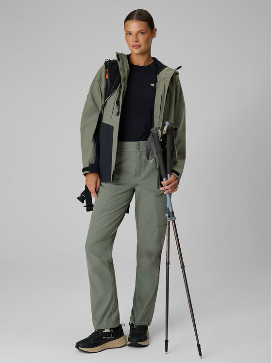 4F 4F Spodnie outdoor INBETWEEN TRAIL Khaki Regular Fit