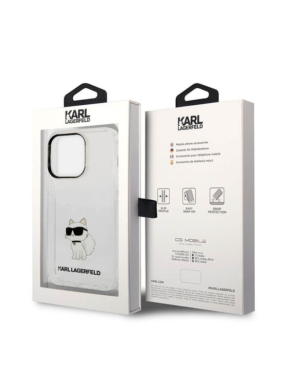KARL LAGERFELD KARL LAGERFELD Etui na telefon IML NFT Choupette Przezroczysty