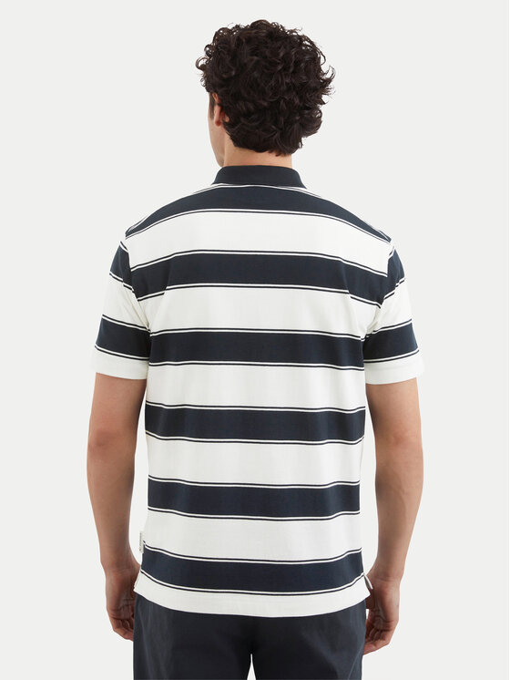 Marc O'Polo Marc O'Polo Тениска с яка и копчета 522 2145 53046 Черен Regular Fit