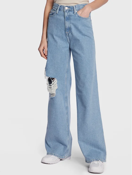 Tommy Jeans Jeans Claire DW0DW14767 Blau Straight Fit
