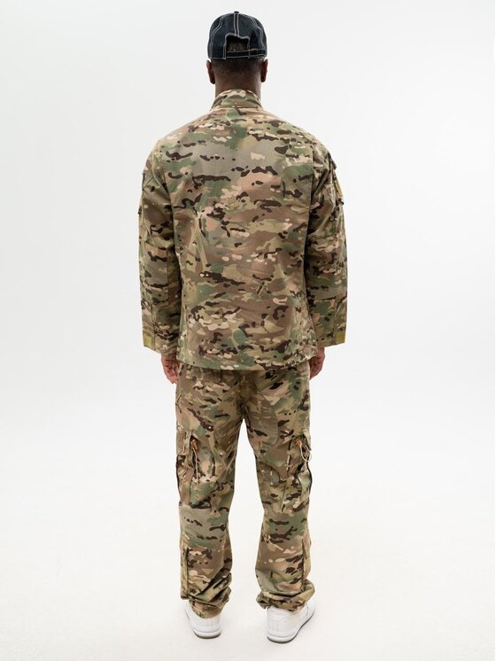 Jigga Wear Jigga Wear Dres Taktyczny Komplet militarny wojskowy usa moro mundur camo 129977 Beżowy Regular Fit