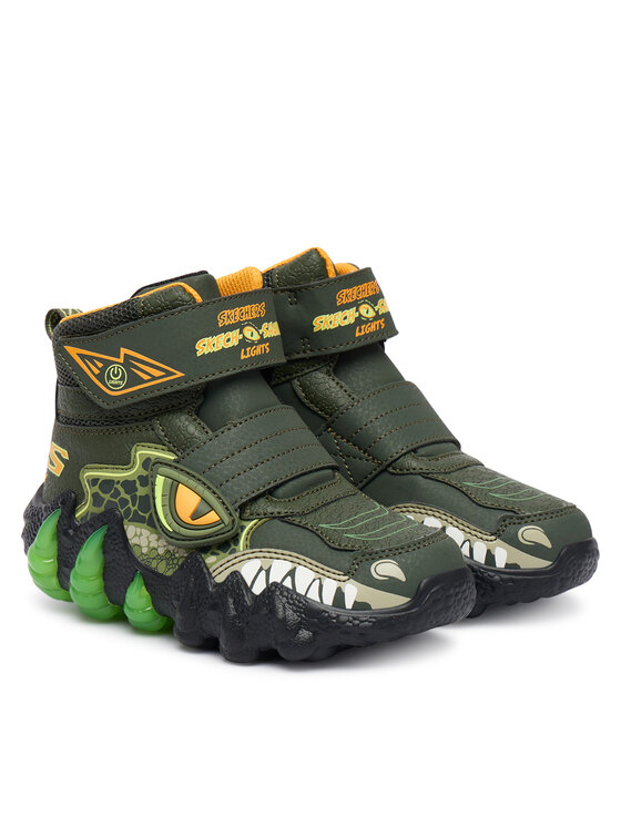 Skechers Skechers Sněhule Skech-O-Saurus Lights 2.0 400122L OLV Khaki