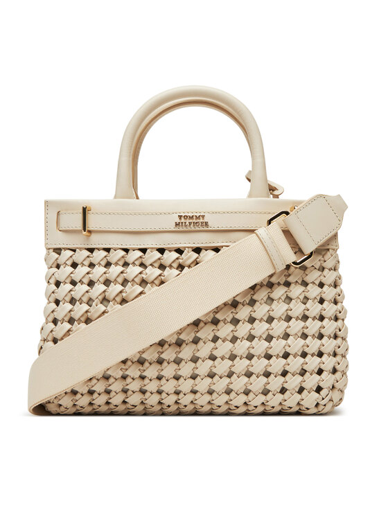 Tommy Hilfiger Tommy Hilfiger Käekott American Icon Mini Tote Le Wo AW0AW17395 Beež