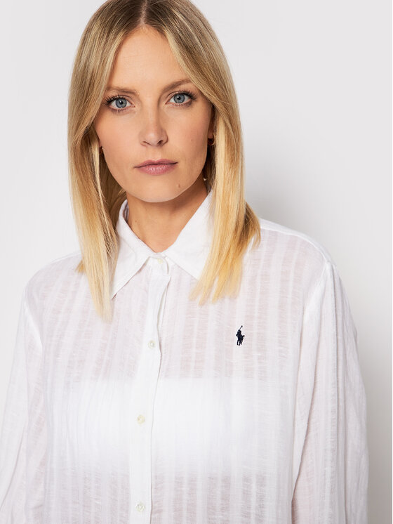 Polo Ralph Lauren Polo Ralph Lauren Strandkleid 21264377 Weiß Oversize