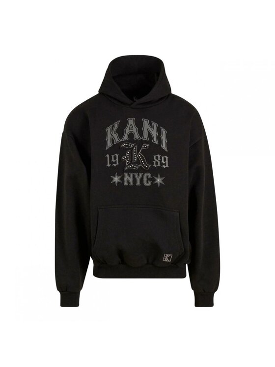 Karl Kani Karl Kani Felpa WESTERN OS HOODIE Nero Regular Fit
