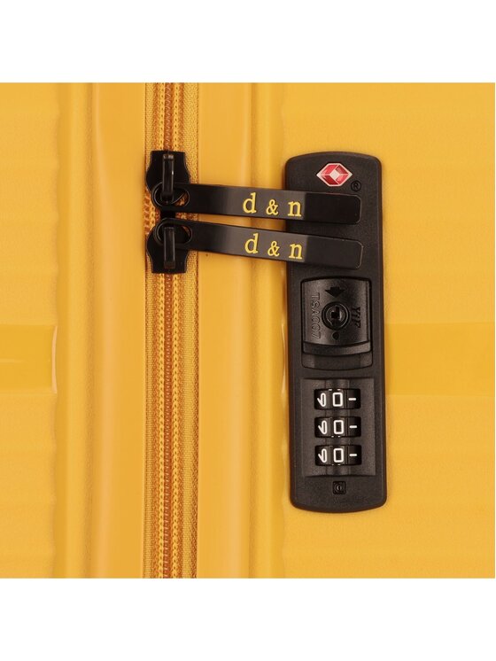 D&N D&N Komplet walizek 302608 Żółty