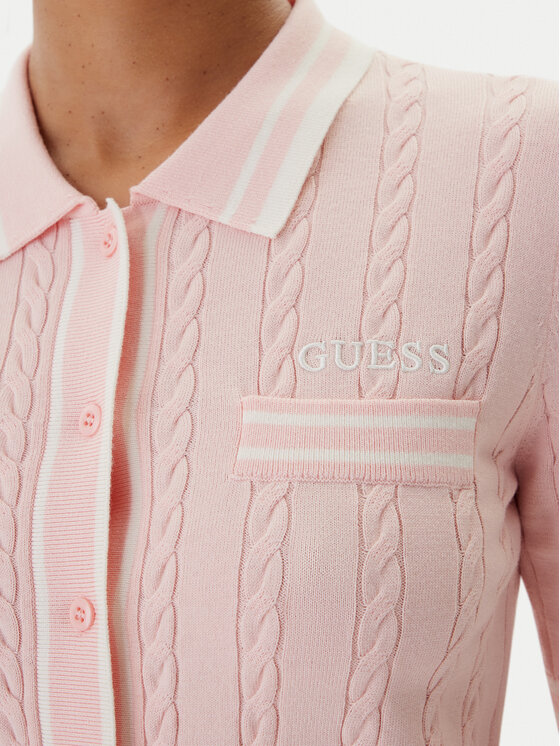 Guess Guess Strickjacke V6RR02 Z4652 Rosa Regular Fit
