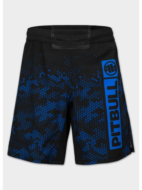 PITBULL PITBULL Szorty sportowe HEX CAMO HILLTOP Niebieski Regular Fit