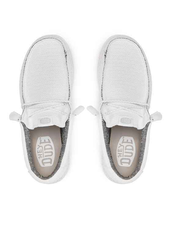 Hey Dude Hey Dude Mokasíny Wally Sport Mesh 40403-143 Biela