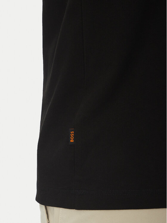 BOSS BOSS Póló Te_Container 50546920 Fekete Regular Fit