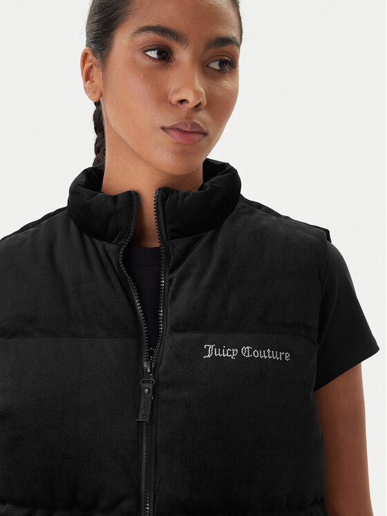Juicy Couture Juicy Couture Športová vesta Lightening JCOGL225551 Čierna Regular Fit