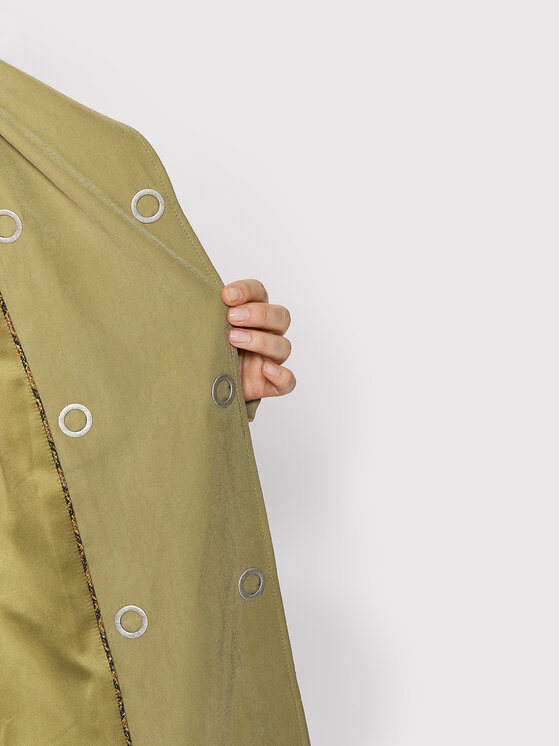 Guess Guess Tenchcoat Gemma W2RL02 WE0K0 Grün Slim Fit