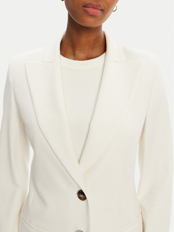 Marella Marella Giacca da abito Katana 2515041111 Bianco Regular Fit