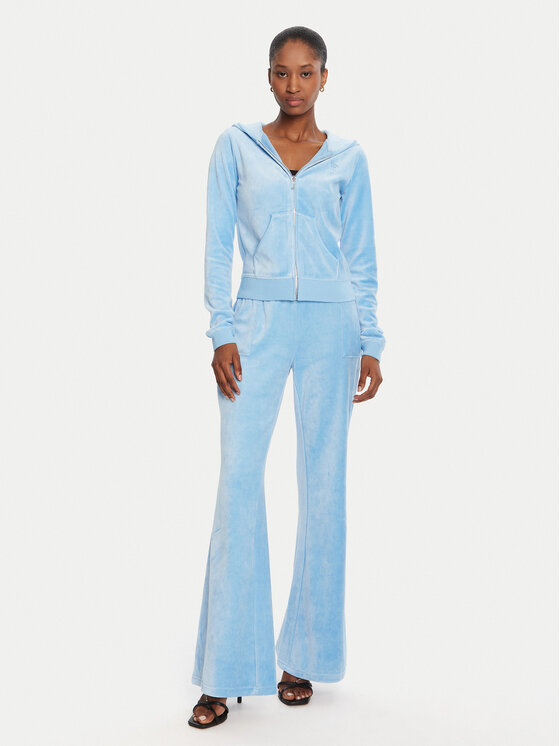 Juicy Couture Juicy Couture Donji dio trenerke Caisa JCSEBJ008 Plava Slim Fit