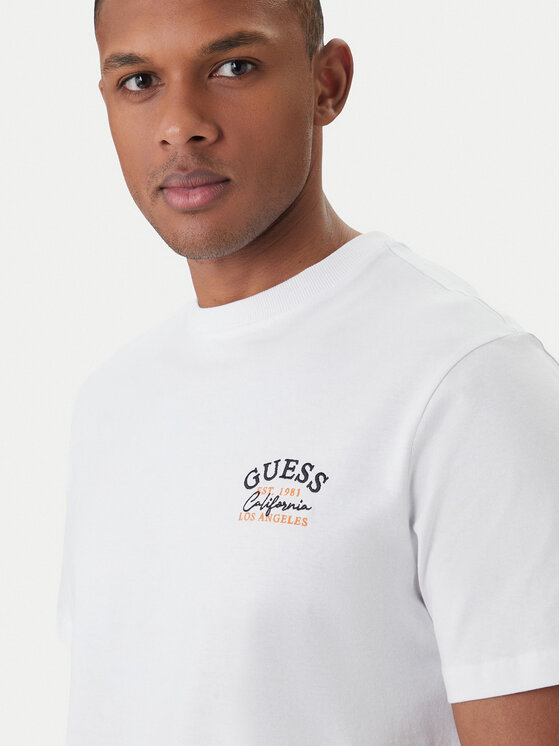 Guess Guess T-Shirt M6GI19 K3051 Biały Reglan Fit
