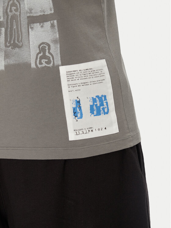 C.P. Company C.P. Company Тишърт 18CMTS310A005431G Сив Regular Fit