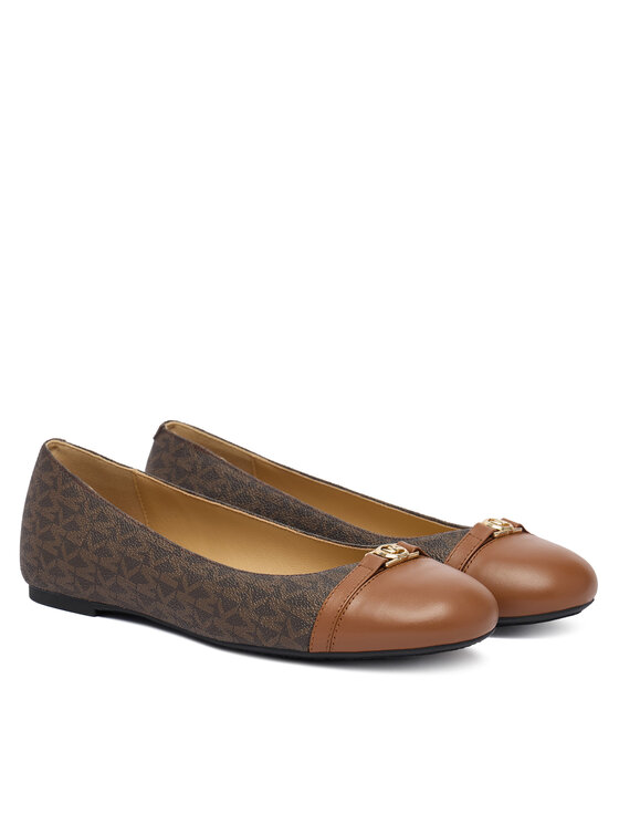 MICHAEL Michael Kors MICHAEL Michael Kors Balerina Mandy Flat 40F5MAFP1L Barna