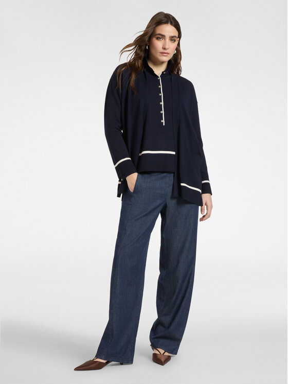 Elena Mirò Elena Mirò Kardigan M564Z000705N0A3 Niebieski Regular Fit