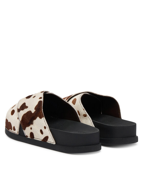 Tommy Jeans Tommy Jeans Iešļūcenes Tjw Comfort Slides Calf Hair EN0EN02941 Daudzkrāsains