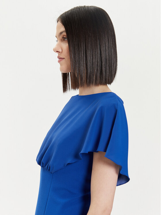 Rinascimento Rinascimento Rochie cocktail CFC0118271003 Albastru Regular Fit