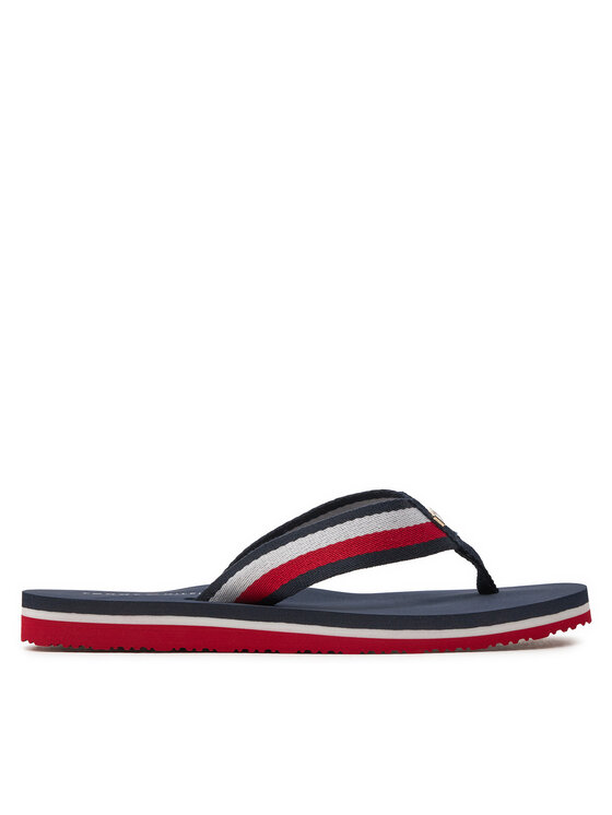 Tommy Hilfiger Tommy Hilfiger Джапанки Corporate Beach Sandal FW0FW07986 Цветен