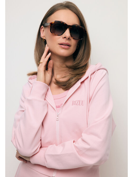 BIZUU BIZUU Bluza CIANA Różowy Standard Fit