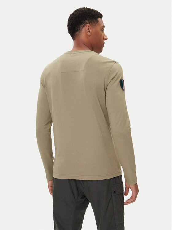 Aeronautica Militare Aeronautica Militare Тениска с дълъг ръкав 252TS2488UJ00710 Каки Regular Fit