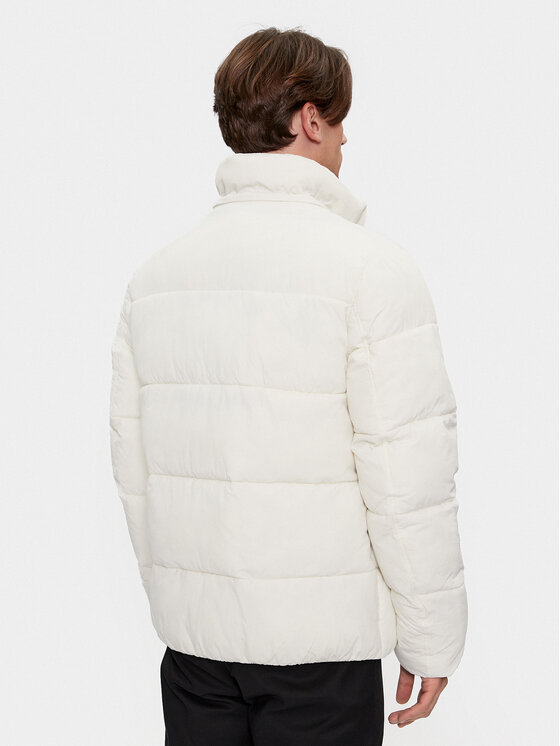 Calvin Klein Calvin Klein Зимно яке Crinkle K10K110336 Екрю Regular Fit