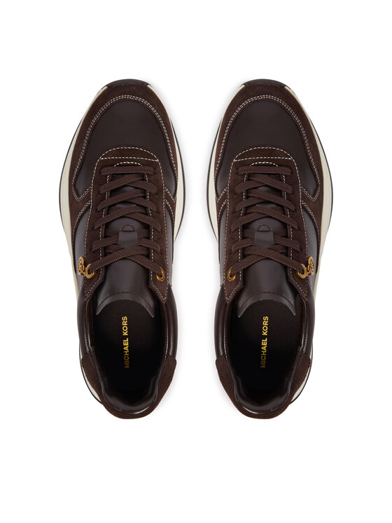 MICHAEL Michael Kors MICHAEL Michael Kors Сникърси 43F6ARFS1S Тъмнокафяв
