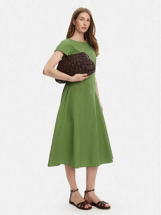 Weekend Max Mara Weekend Max Mara Sukienka codzienna Magma 2515221142 Zielony Regular Fit