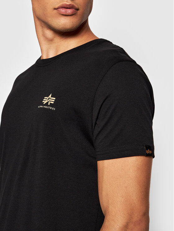 Alpha Industries Alpha Industries T-Shirt Backprint 128507CP Černá Regular Fit