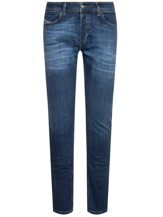 Diesel Diesel Jeans hlače Sleenker-X 00SWJF 0097T Mornarsko modra Skinny Fit