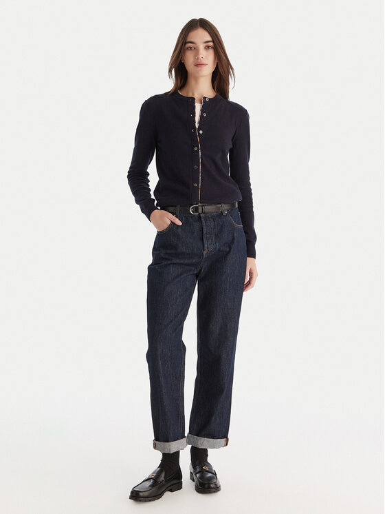 Barbour Barbour Кардиган Pendle LKN1076NY78 Тъмносин Regular Fit