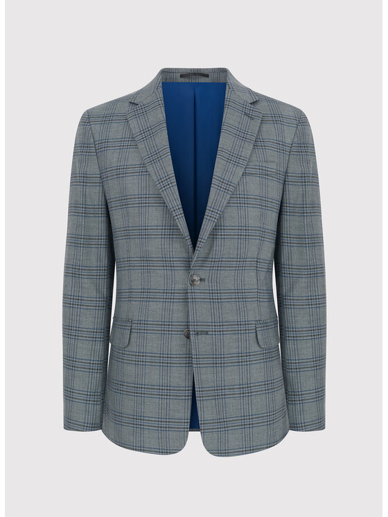 Pako Lorente Pako Lorente Marynarka P23WF-3X-022 Szary Slim Fit