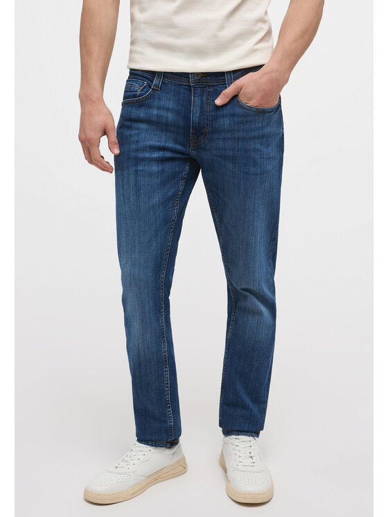 Mustang Mustang Jeansy OREGON TAPERED Niebieski Slim Fit