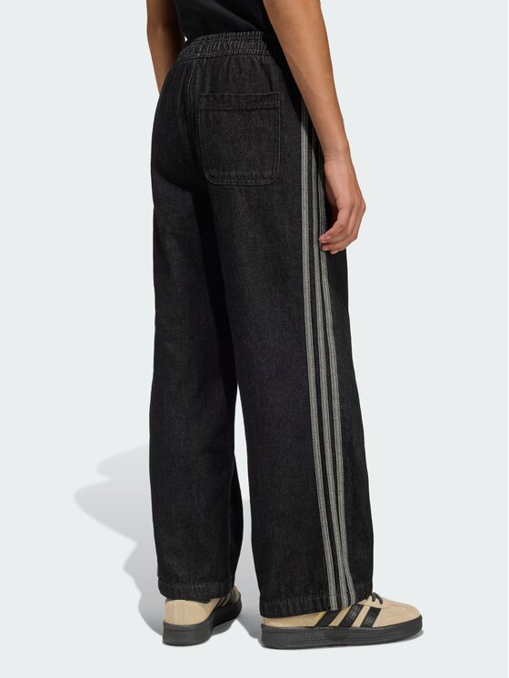 adidas adidas Spodnie dresowe Firebird denim Czarny Loose Fit