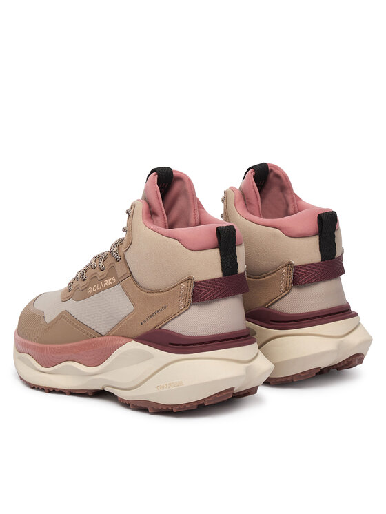 Clarks Clarks Παπούτσια πεζοπορίας PaceTrailBTWP 26329567 Ανοιχτό γκρι