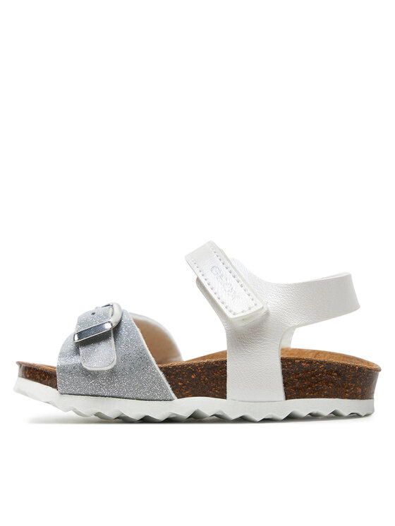Geox Geox Sandały B Sandal Chalki Girl B922RA 0NFKC C0007 M Biały