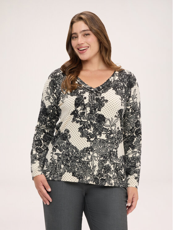 Fiorella Rubino Fiorella Rubino Sweter M583L008881N0S1 Czarny Regular Fit