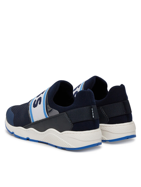 BOSS BOSS Sneakersy J51645 S Granatowy