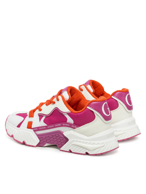 Guess Guess Sneakersy FLJCAR ELE12 Różowy