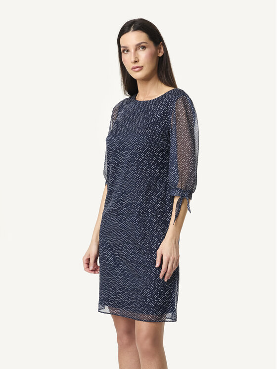 KMX KMX Sukienka koktajlowa 923810012 Granatowy Straight Fit