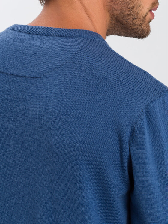 Cross Jeans Cross Jeans Sweter 34156-005 Niebieski Regular Fit