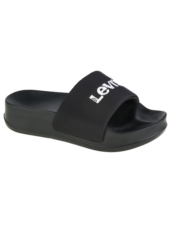 Klapki Levi's , Rozmiar 39, Czarne, Levi's June S Bold Padded